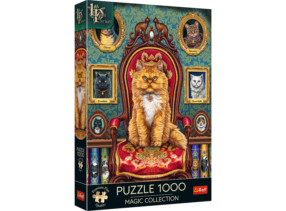 TREFL Puzzle Premium Plus Magic Collection:  Kočkománie 1000 dílků