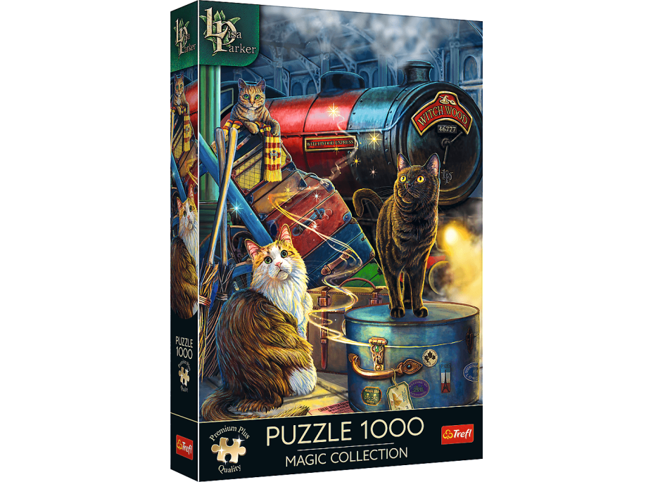 TREFL Puzzle Premium Plus Magic Collection:  Witchwood Expres 1000 dílků