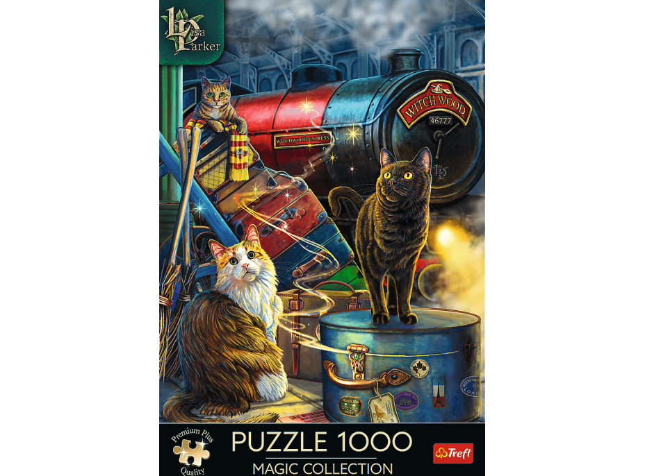 TREFL Puzzle Premium Plus Magic Collection:  Witchwood Expres 1000 dílků