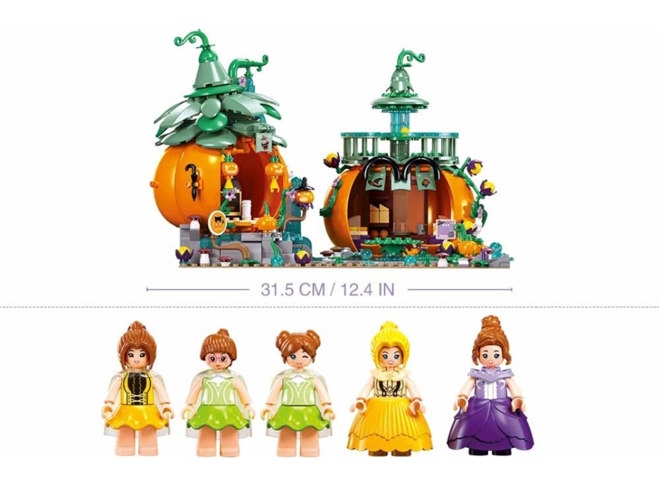 Sluban Girls Dream Pumpkin M38-B1177 Kouzelná dýňová vesnička