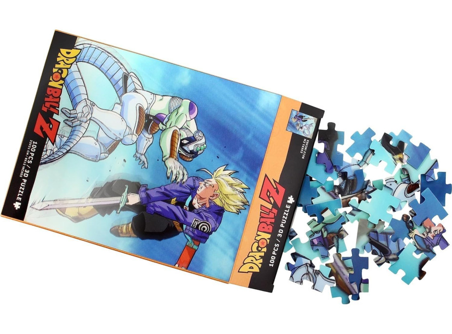 SD TOYS MERCHANDISING Puzzle Dragonball: Trunks vs Frieza 3D efekt 100 dílků