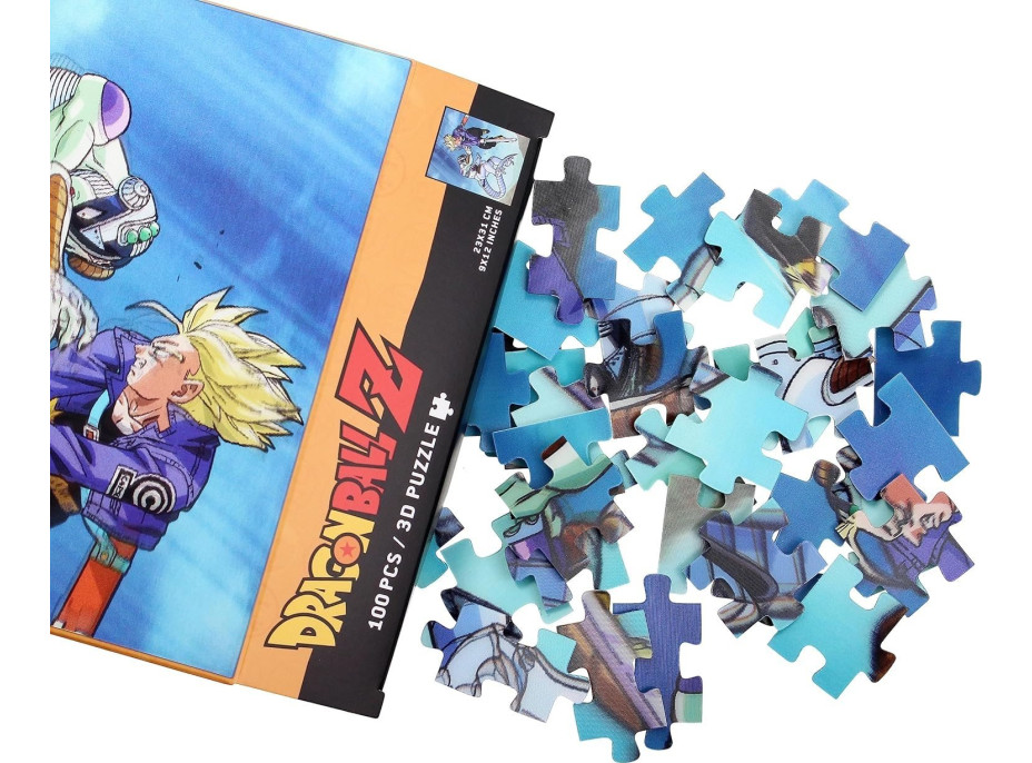 SD TOYS MERCHANDISING Puzzle Dragonball: Trunks vs Frieza 3D efekt 100 dílků