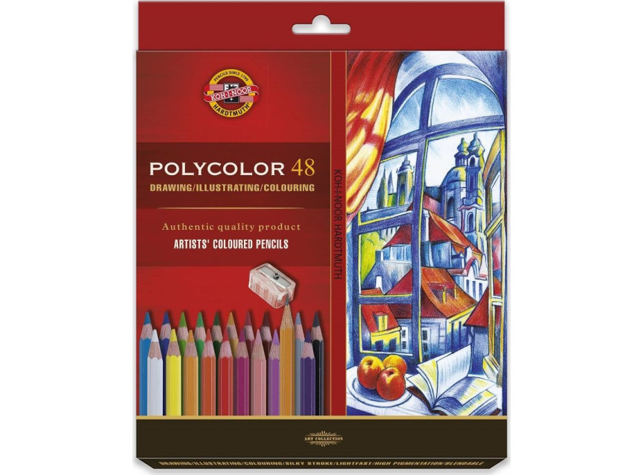 KOH-I-NOOR Umělecké pastelky Polycolor 3836 - 48 ks