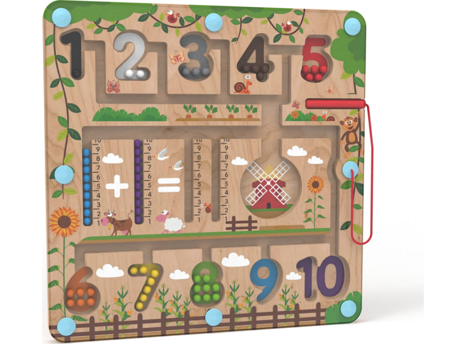 2Kids Toys Magnetická hrací deska Matematika