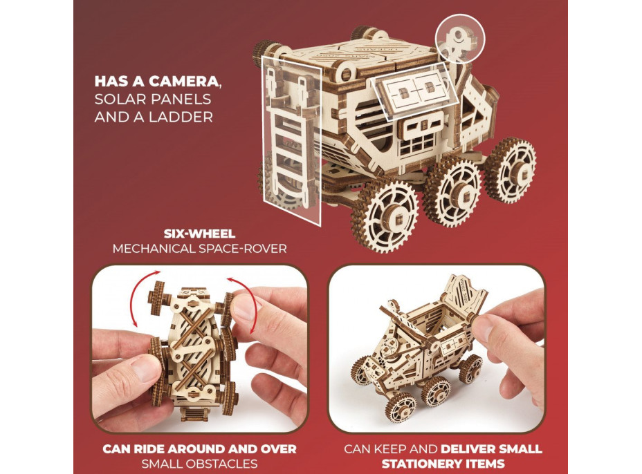 UGEARS 3D puzzle Mars Rover 95 dílků