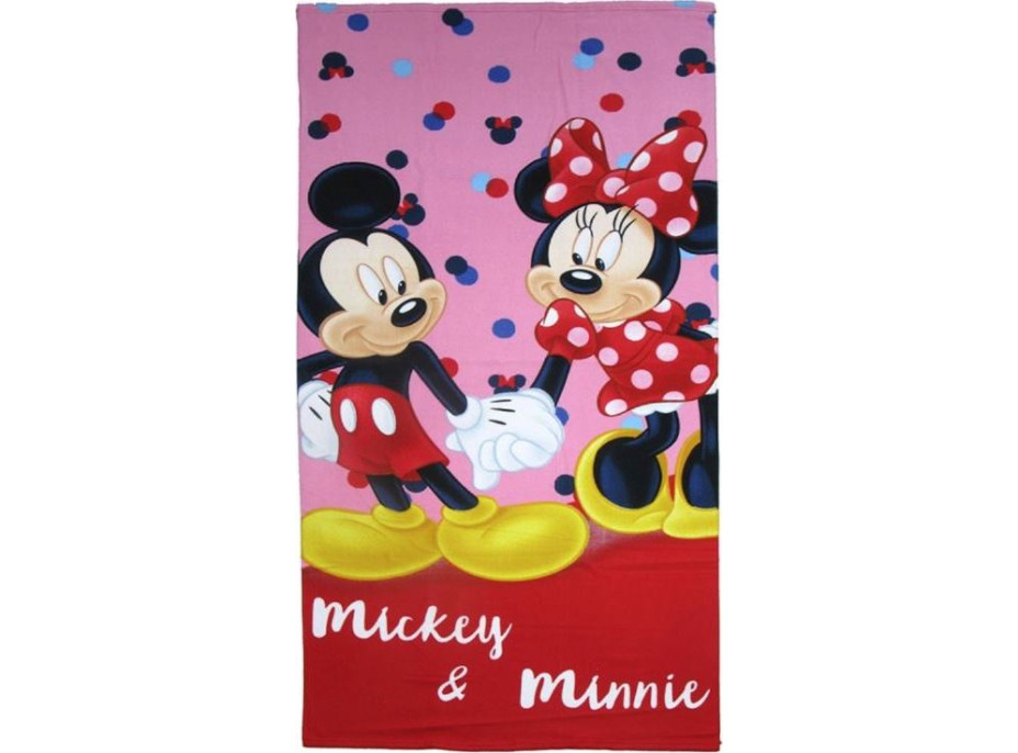 Dětská rychleschnoucí osuška MICKEY A MINNIE 70x140 cm