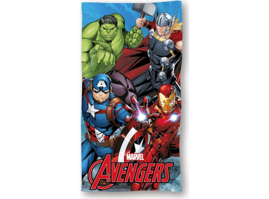 Dětská rychleschnoucí osuška AVENGERS 70x140 cm