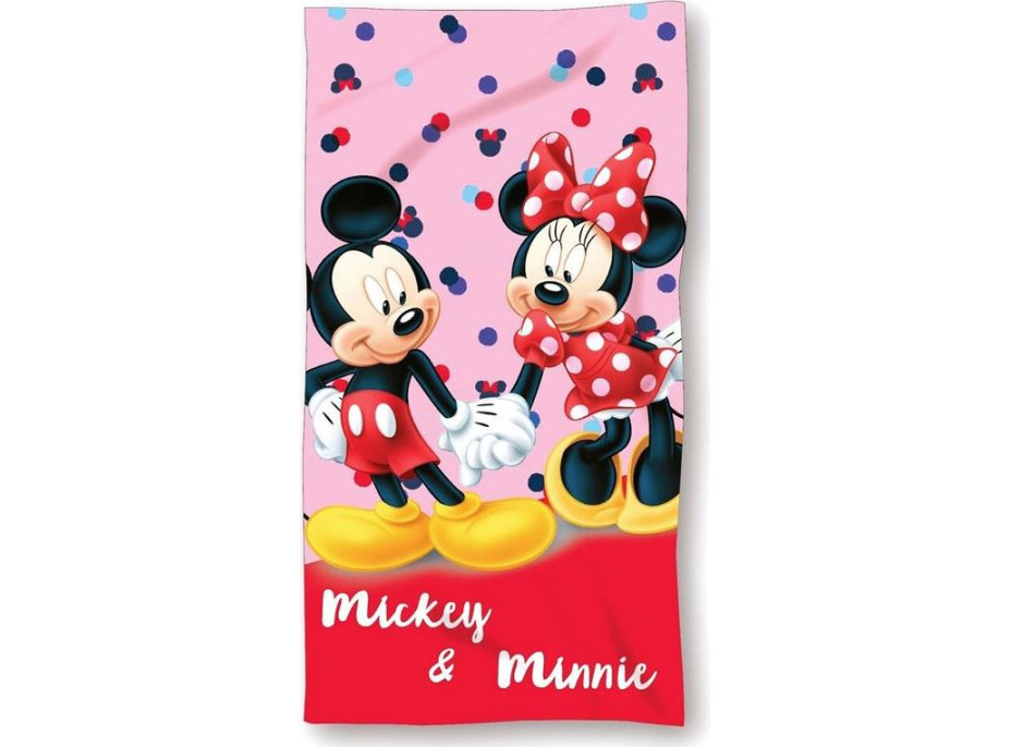 Dětská rychleschnoucí osuška MICKEY A MINNIE 70x140 cm