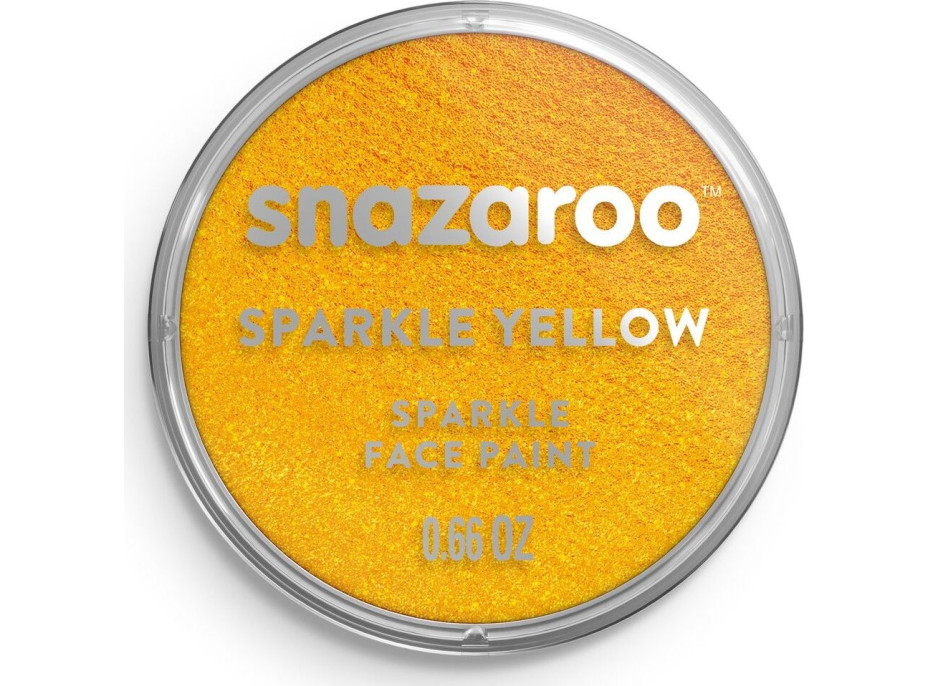 SNAZAROO Barva na obličej Třpytivá Žlutá (Sparkle Yellow) 18ml