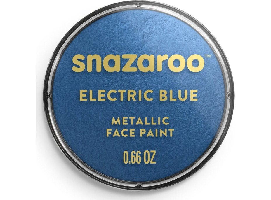 SNAZAROO Barva na obličej Metalická Modrá (Electric Blue) 18ml