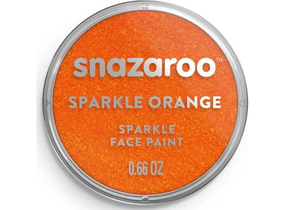 SNAZAROO Barva na obličej Třpytivá Oranžová (Sparkle Orange) 18ml