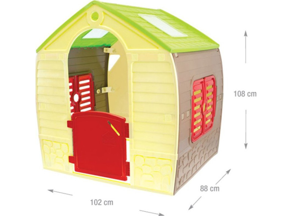 MOCHTOYS Dětský zahradní domeček Happy House