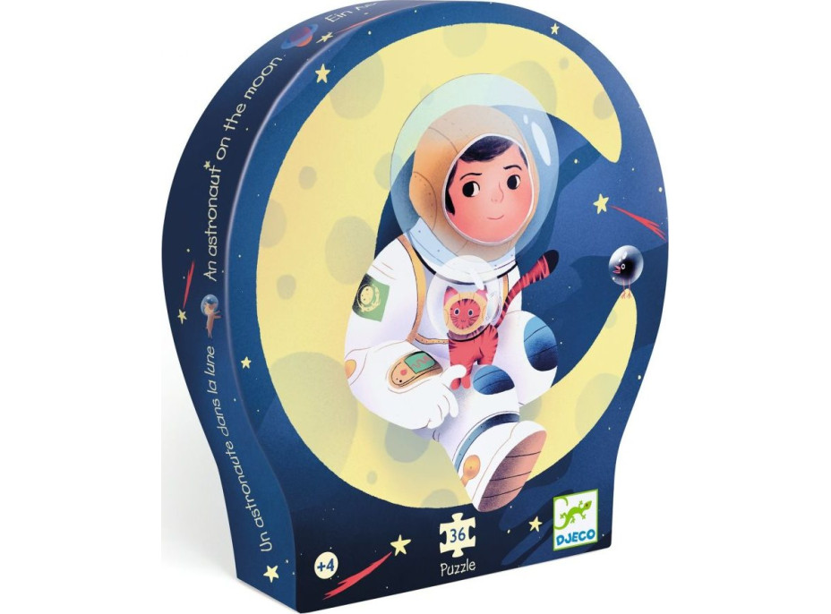 DJECO Puzzle Astronaut na měsíci 36 dílků