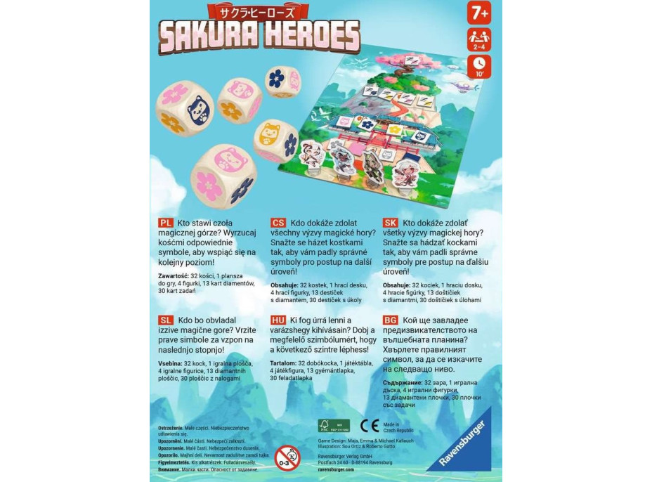 RAVENSBURGER Hra Sakura Heroes