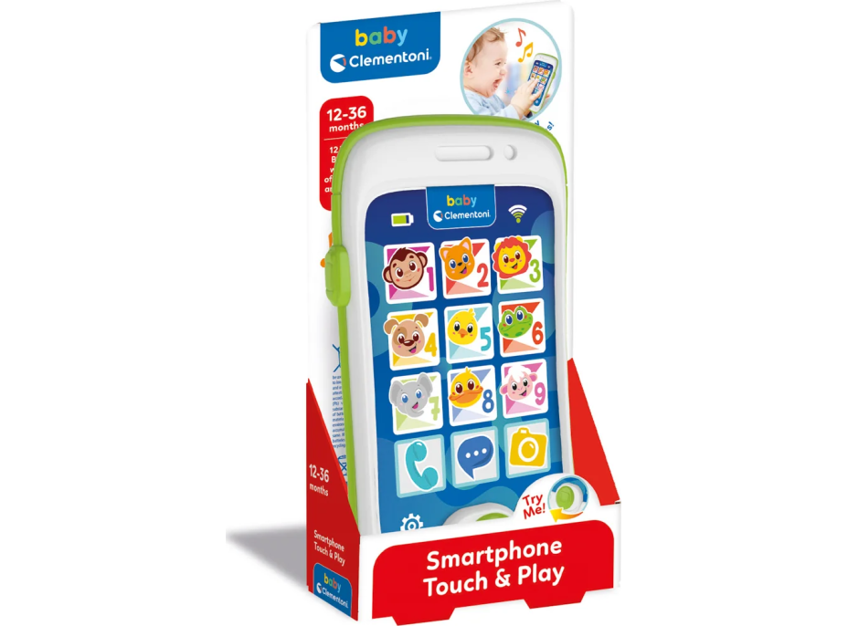 CLEMENTONI BABY Interaktivní smartphone Touch&Play