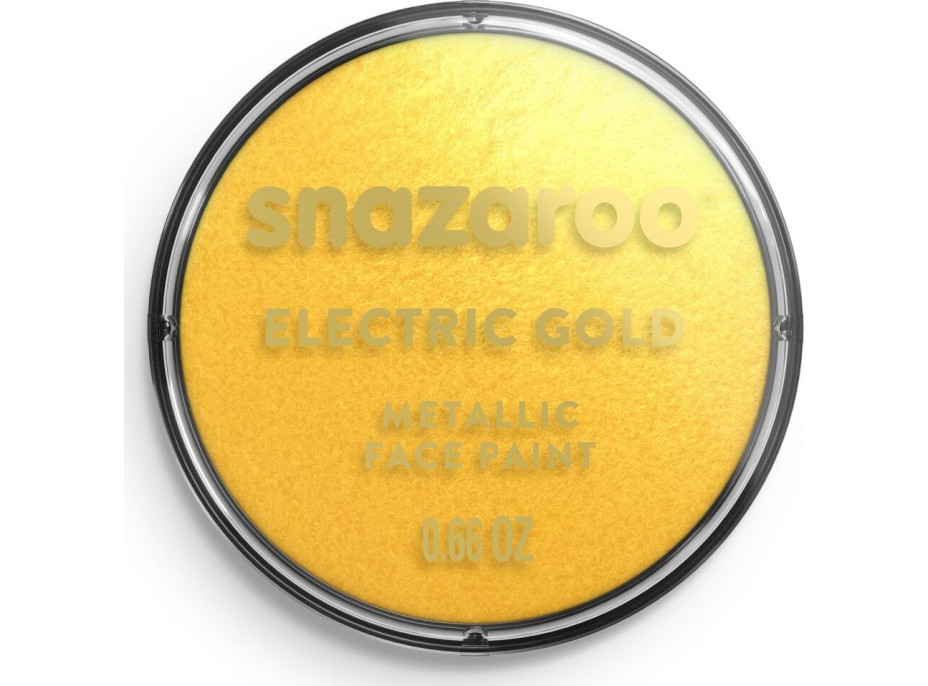 SNAZAROO Barva na obličej Metalická Zlatá (Electric Gold) 18ml