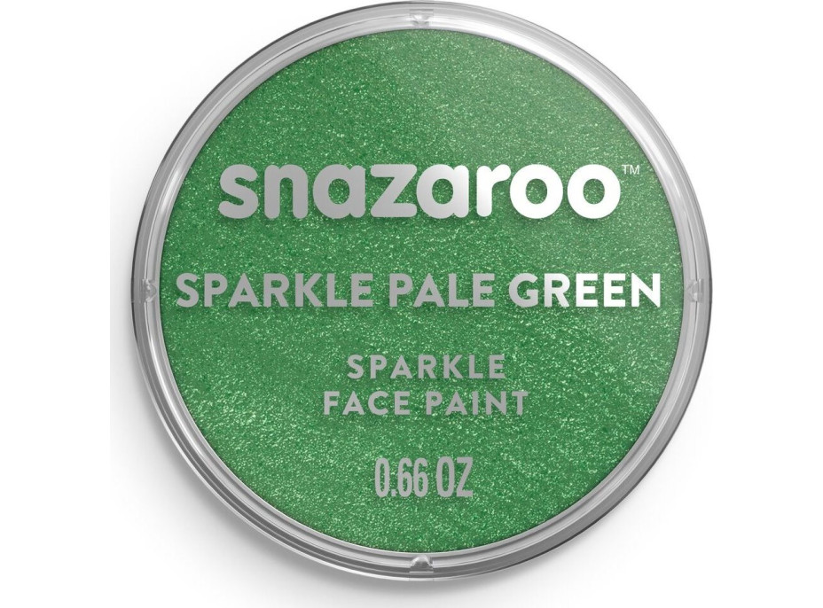 SNAZAROO Barva na obličej Třpytivá Světle zelená (Sparkle Pale Green) 18ml