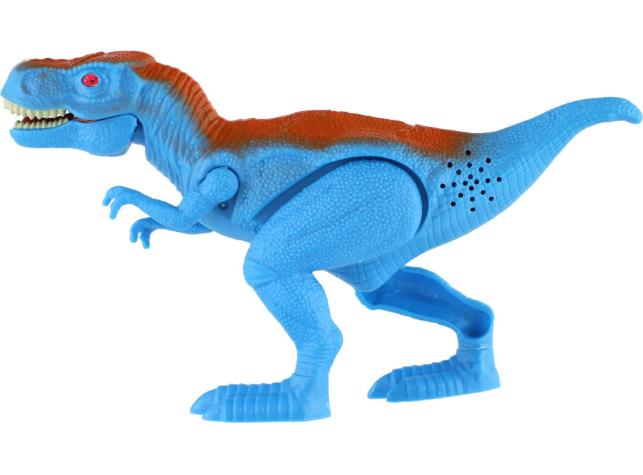 TEDDIES Chodící Dinosaurus T-Rex se světly a zvuky