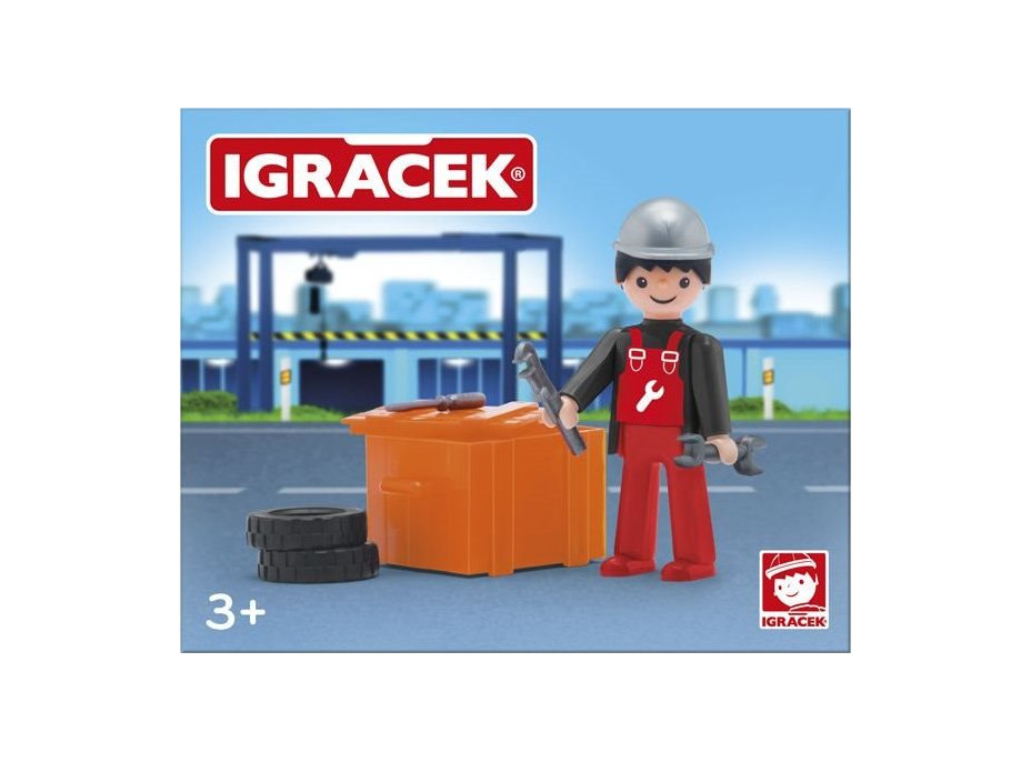 Igráček Automechanik s doplňky