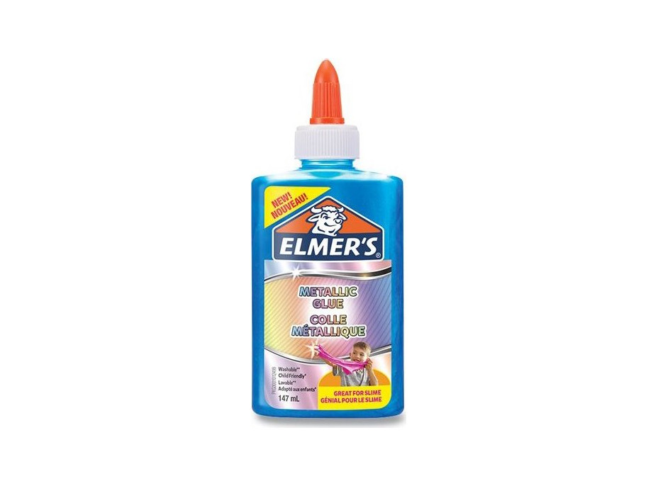 ELMER'S Metalické lepidlo 147ml modré