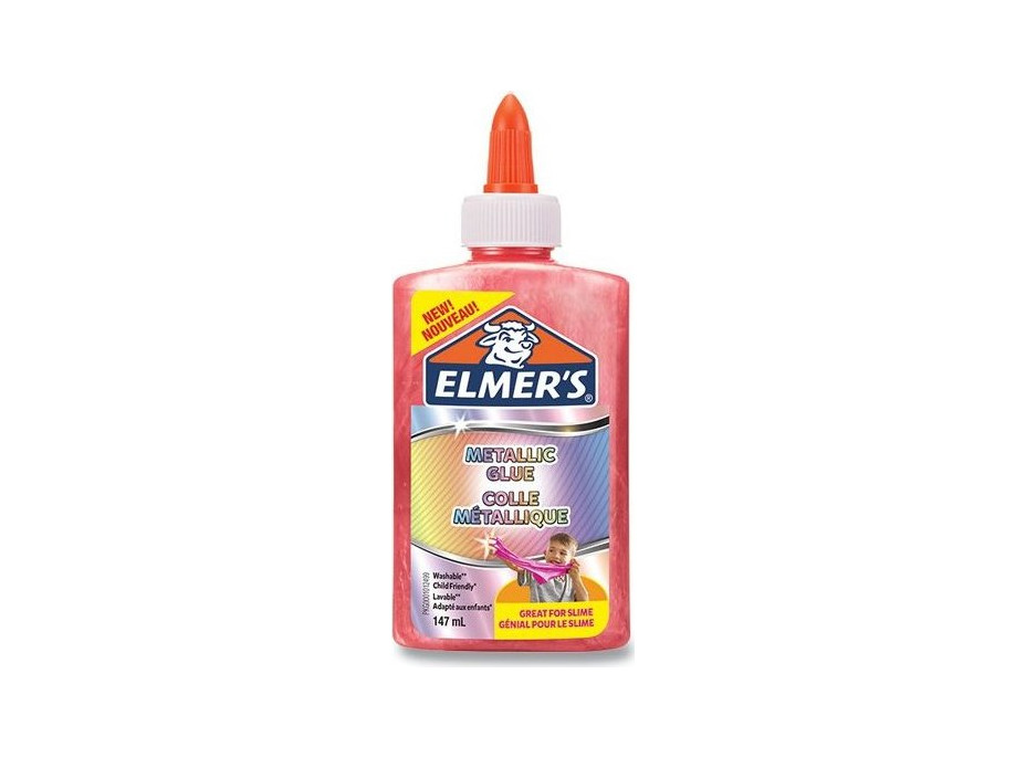 ELMER'S Metalické lepidlo 147ml růžové