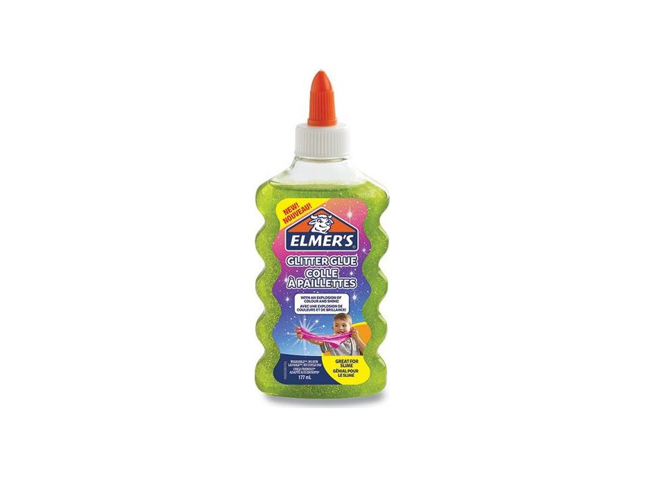 ELMER'S Třpytivé lepidlo 177ml zelené