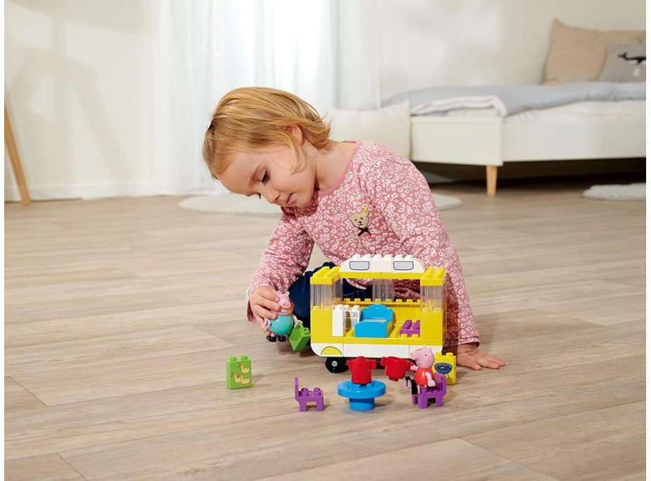 HASBRO Stavebnice Prasátko Peppa: Karavan 52ks