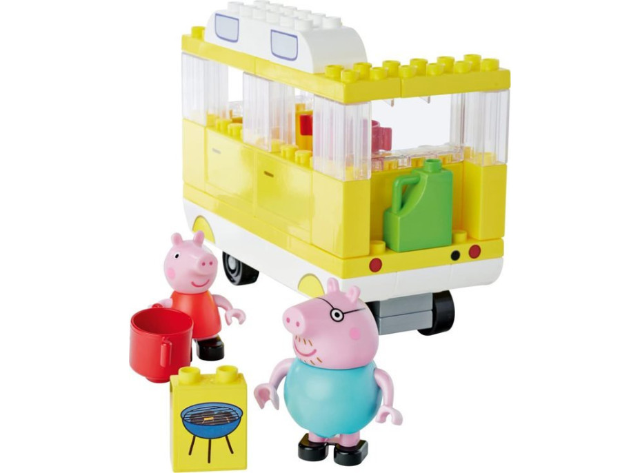 HASBRO Stavebnice Prasátko Peppa: Karavan 52ks