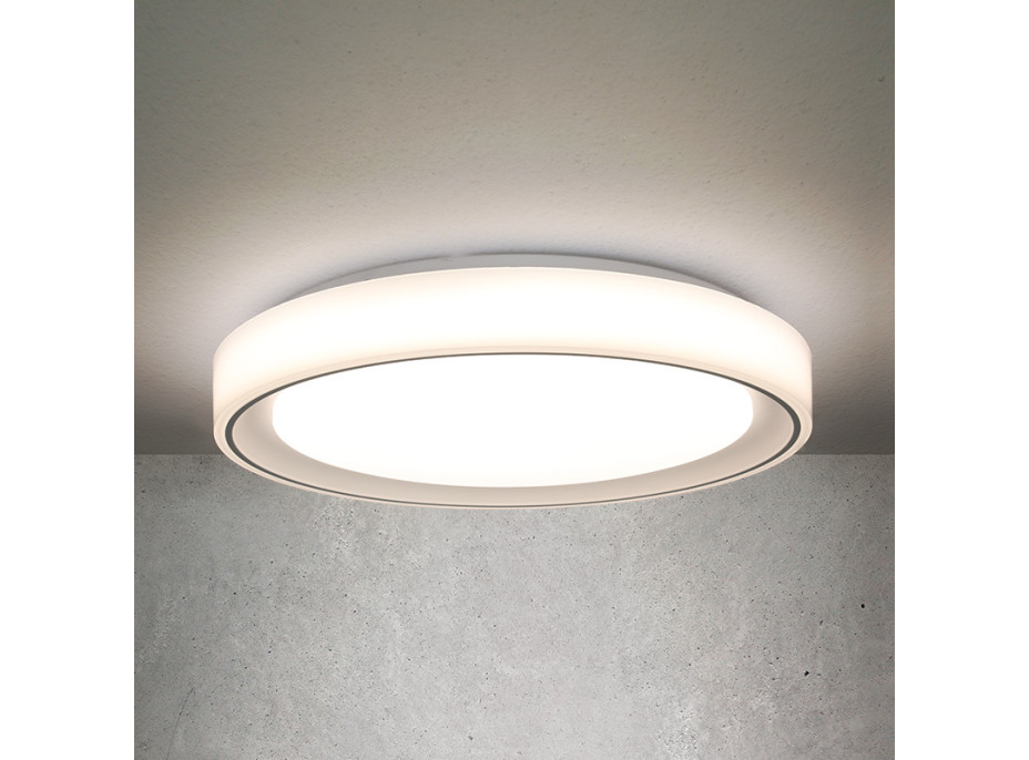 Solight LED osvětlení s dálkovým ovladačem Floco, 30W + 6W RGB, 2100lm, 40cm, změna chromatičnosti, stmívatelné