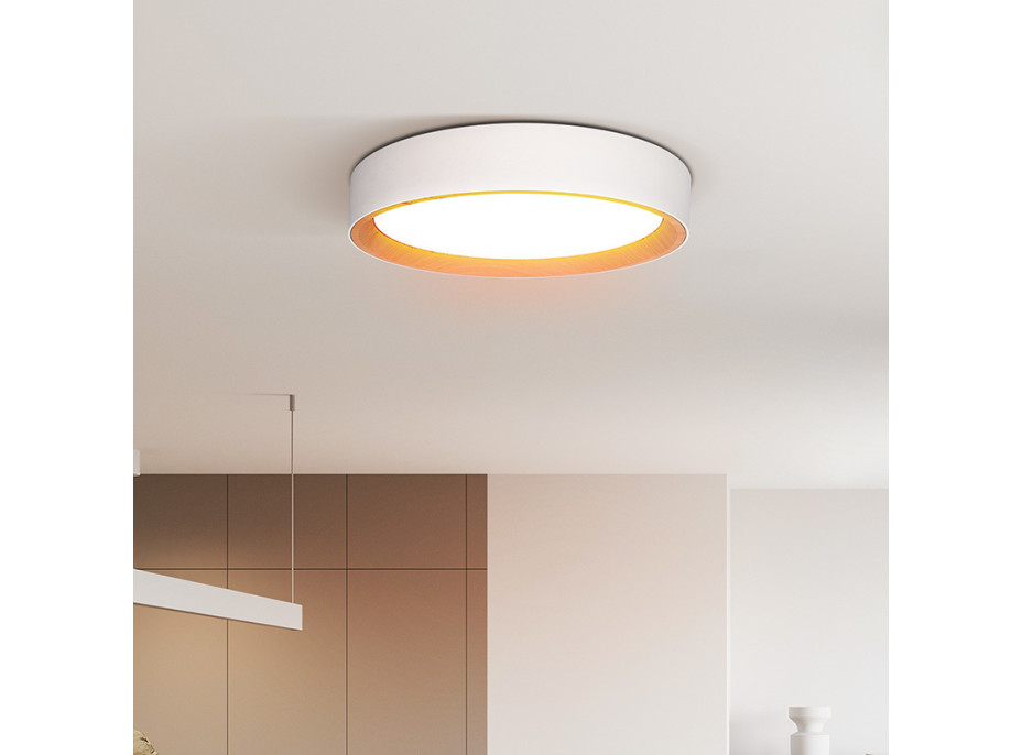 Solight LED osvětlení s dálkovým ovladačem Larios White, 48W, 3360lm, 39cm, změna chromatičnosti, stmívatelné