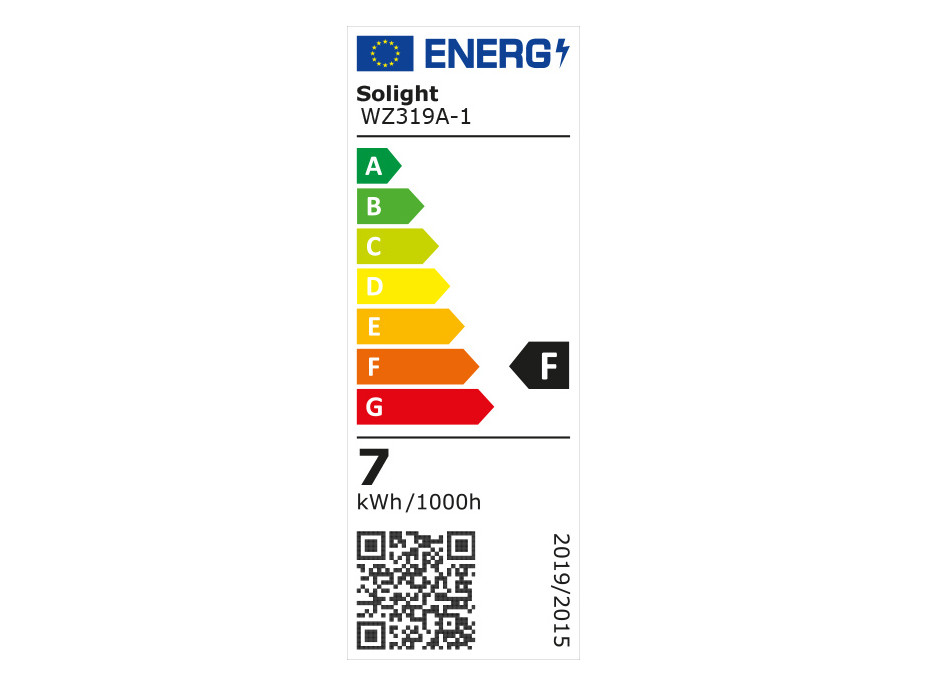 Solight LED žárovka, bodová , 7W, GU10, 4000K, 595lm, bílá