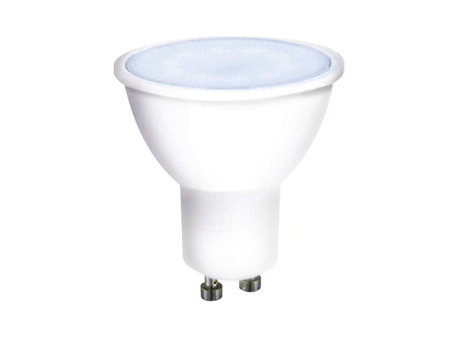 Solight LED žárovka, bodová , 7W, GU10, 6000K, 595lm, bílá