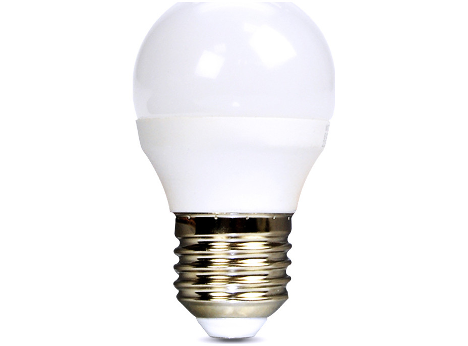 Solight LED žárovka, miniglobe, 6W, E27, 4000K, 510lm