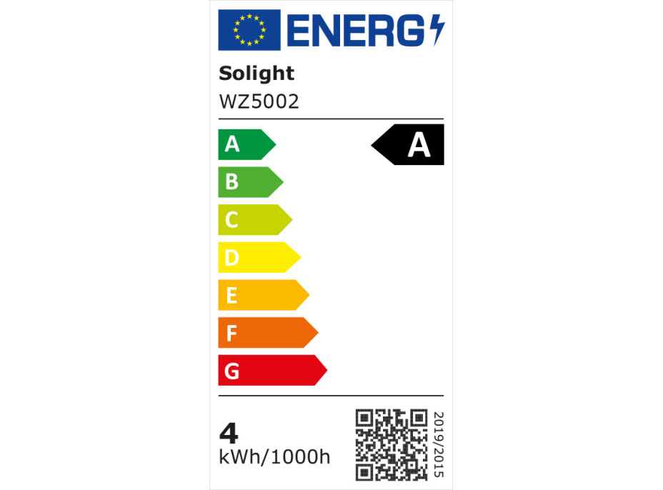 Solight extra úsporná LED žárovka 3,8W, 806lm, 2700K, ekv. 60W