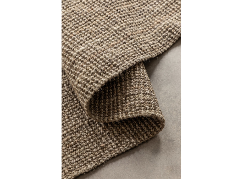 Kusový koberec Bouclé Jute 105975 Grey Brown