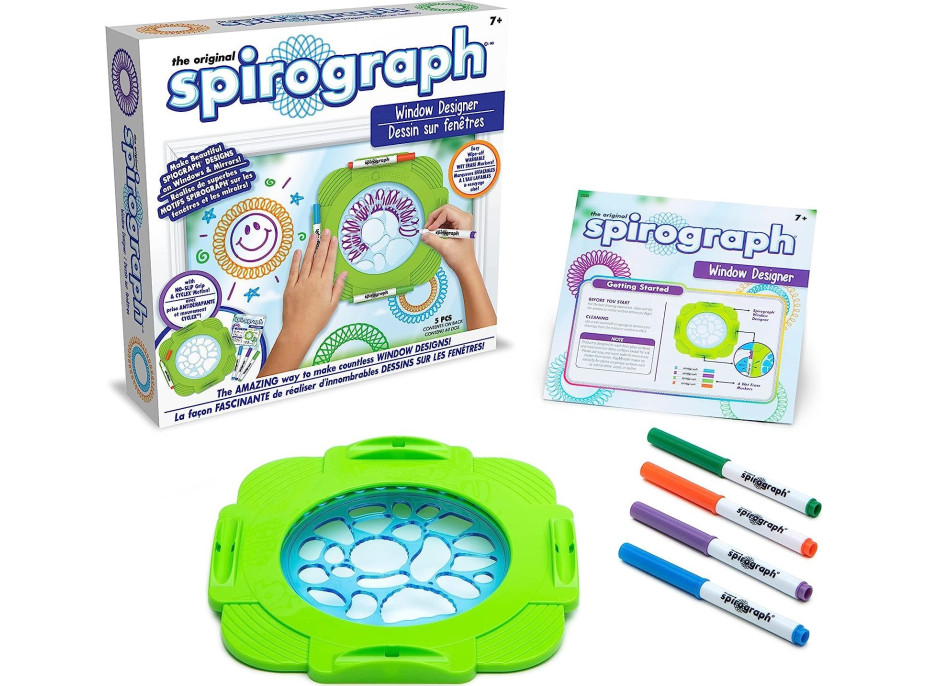 Spirograph Výzdoba oken