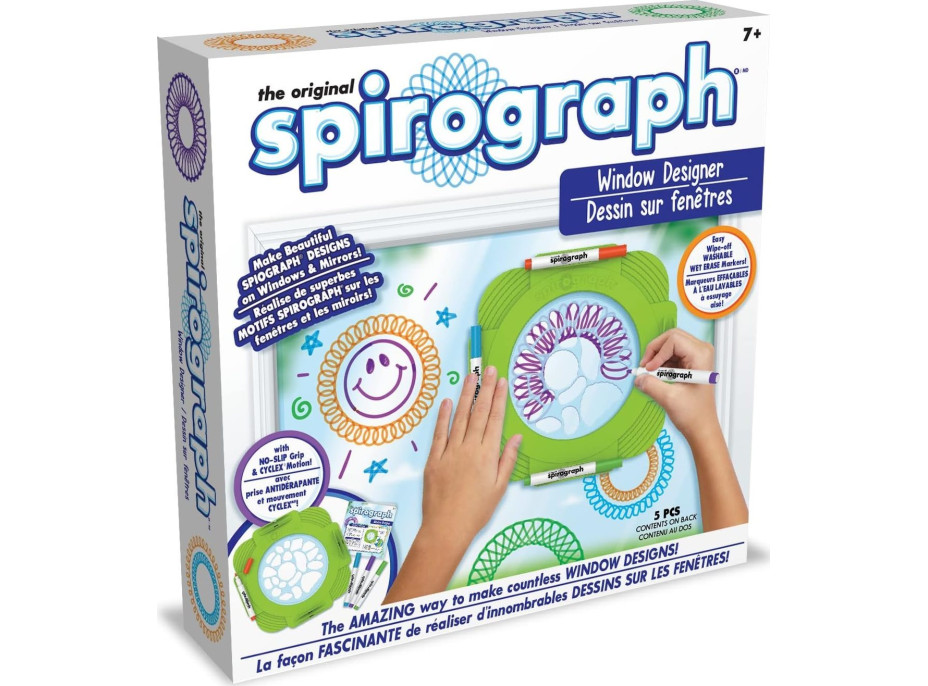 Spirograph Výzdoba oken