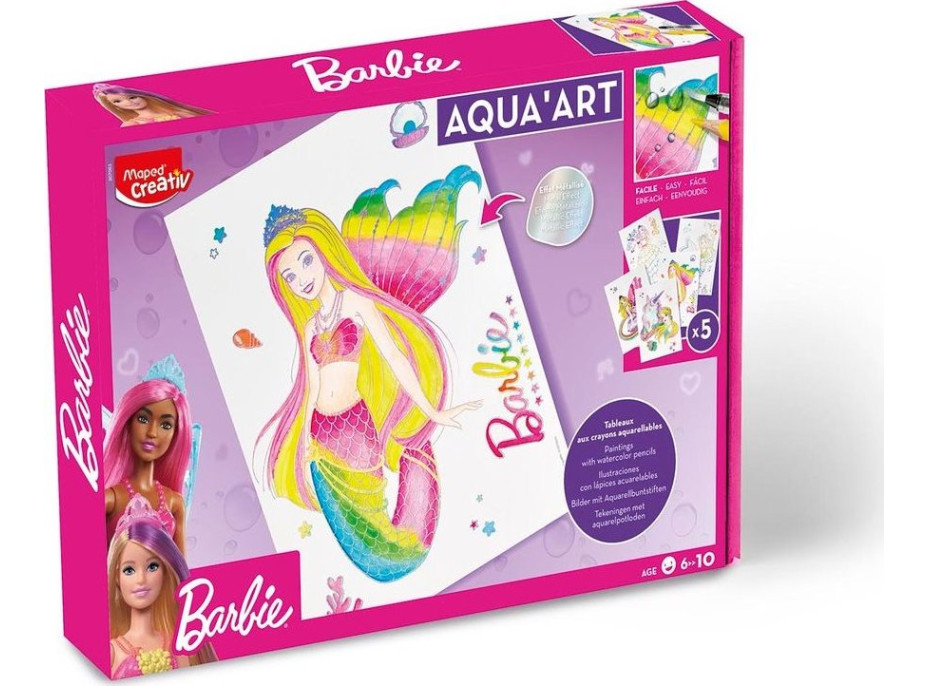 MAPED Výtvarná sada Barbie Aqua Art