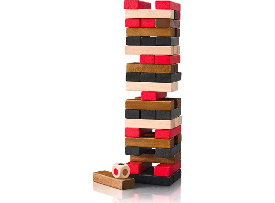 POPULAR Balanční hra dřevěná věž Jenga