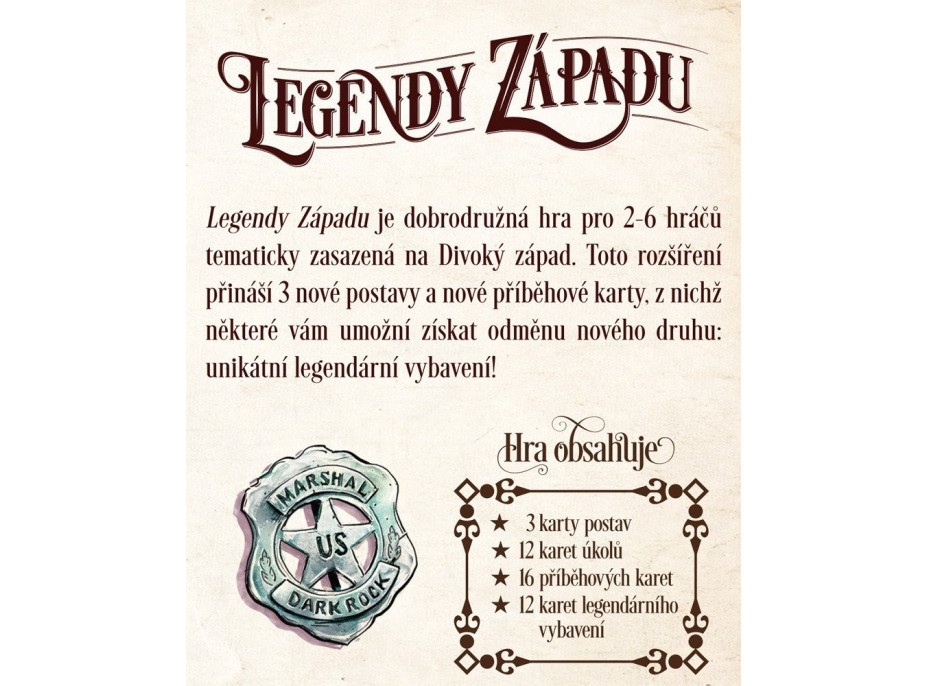 MINDOK Legendy Západu: Rozšíření 2 Hodný, zlý a pohledný