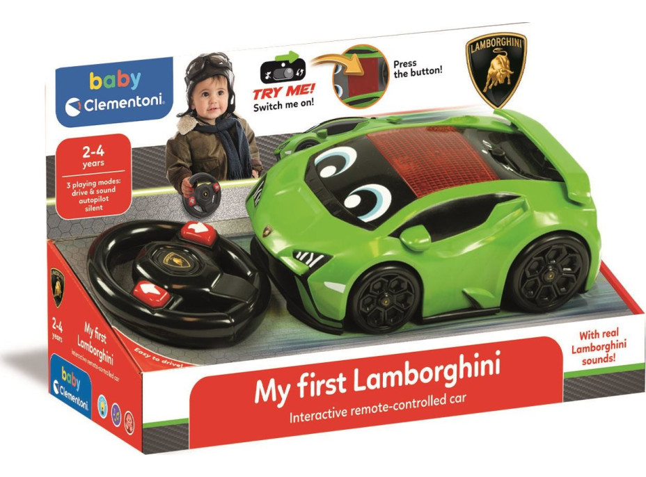 CLEMENTONI BABY Moje první Lamborghini na dálkové ovládání