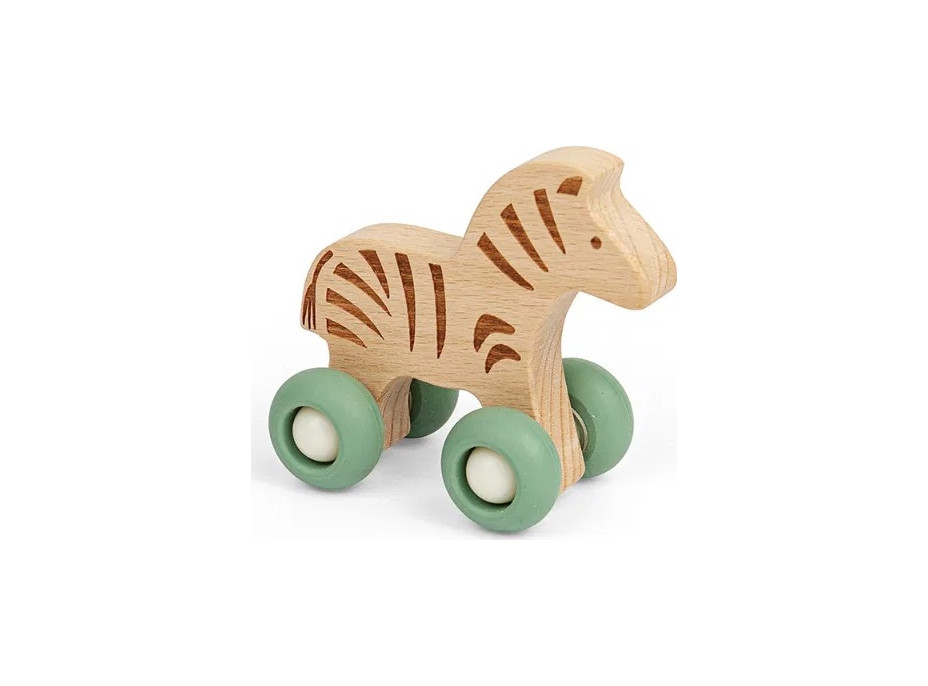 Bigjigs Toys Zvířátko na kolečkách Safari Zebra