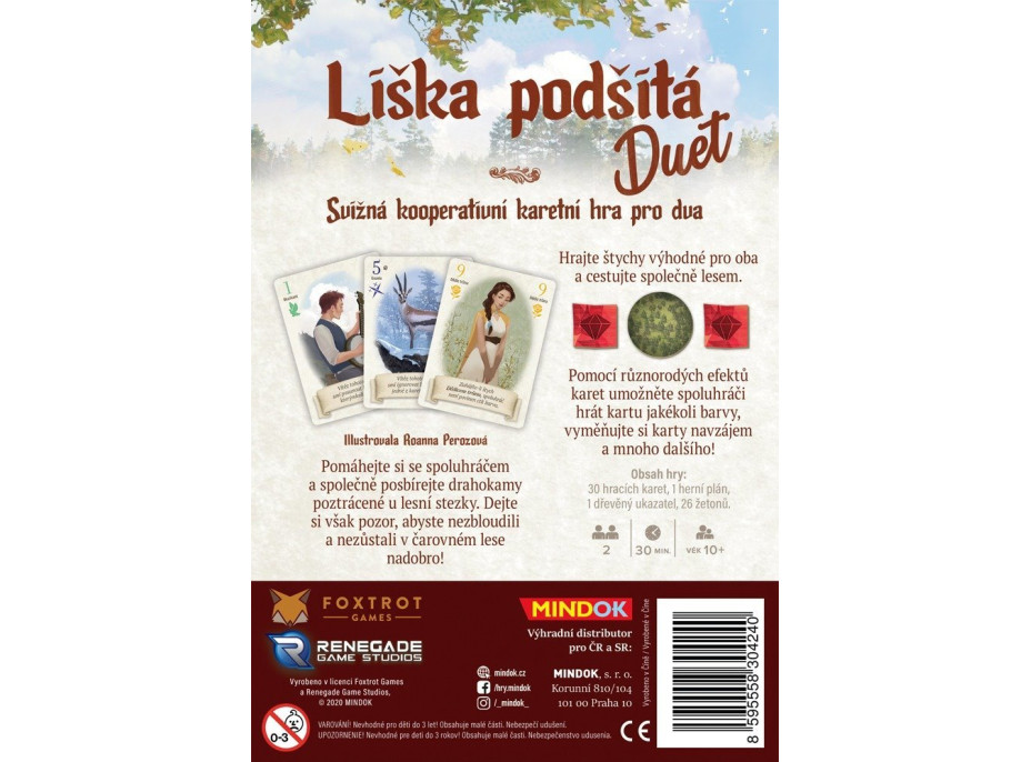 MINDOK Liška podšitá Duet