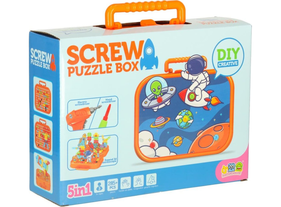 KIK Šroubování Puzzle Box Vesmír