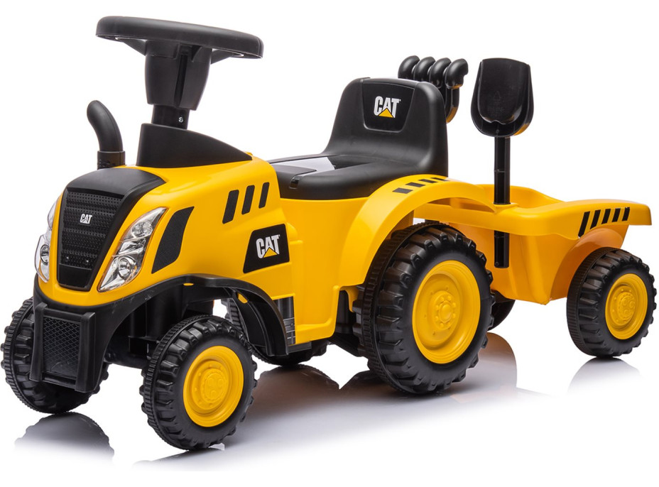 CHIPOLINO Odrážedlo Traktor CAT Yellow