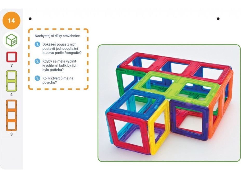 MAGFORMERS Výukové karty Geometrie 2: Rovina a prostor