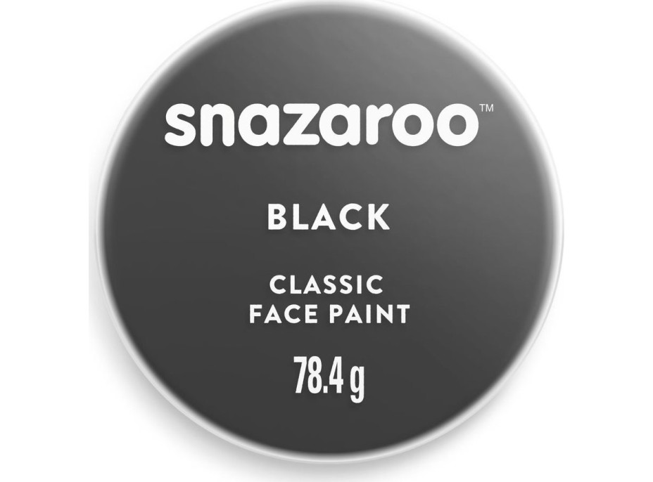 SNAZAROO Barva na obličej Černá (Black) 75ml