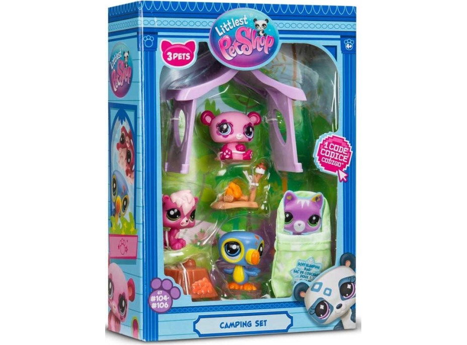 Hasbro Littlest Pet Shop LPS Hrací sada: Dobrodružství při kempování