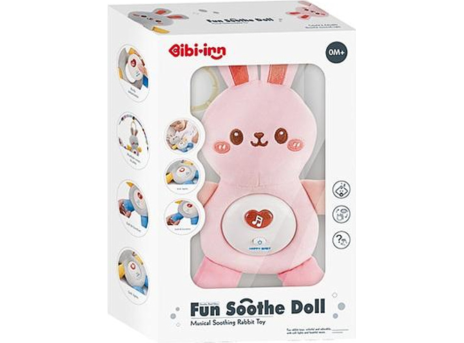 CHIPOLINO Plyšový usínáček Rabbit Pink