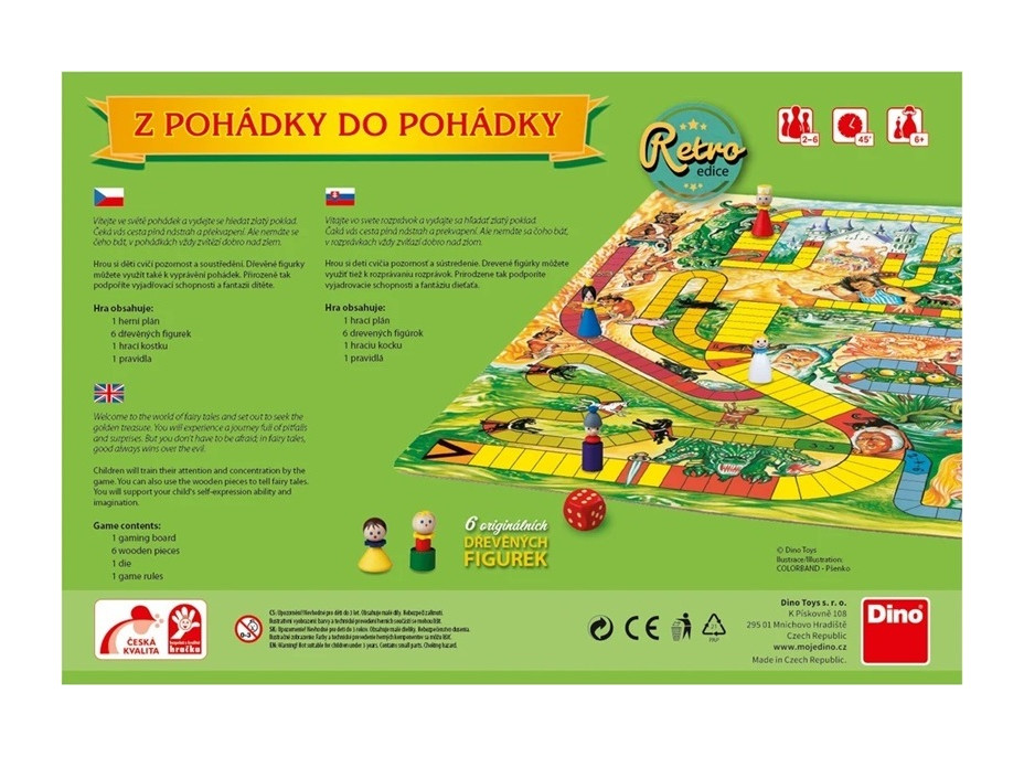 Dino Dětská hra Z pohádky do pohádky - retro edice